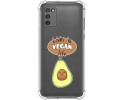 Funda Silicona Antigolpes para Samsung Galaxy A03s diseño Vegan Life Dibujos