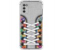 Funda Silicona Antigolpes para Samsung Galaxy A03s diseño Zapatillas 04 Dibujos