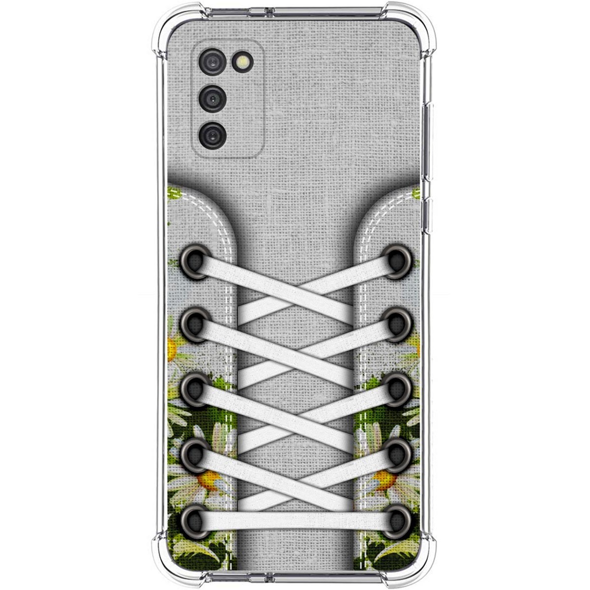 Funda Silicona Antigolpes para Samsung Galaxy A03s diseño Zapatillas 08 Dibujos
