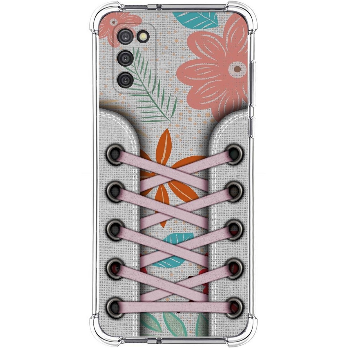Funda Silicona Antigolpes para Samsung Galaxy A03s diseño Zapatillas 09 Dibujos