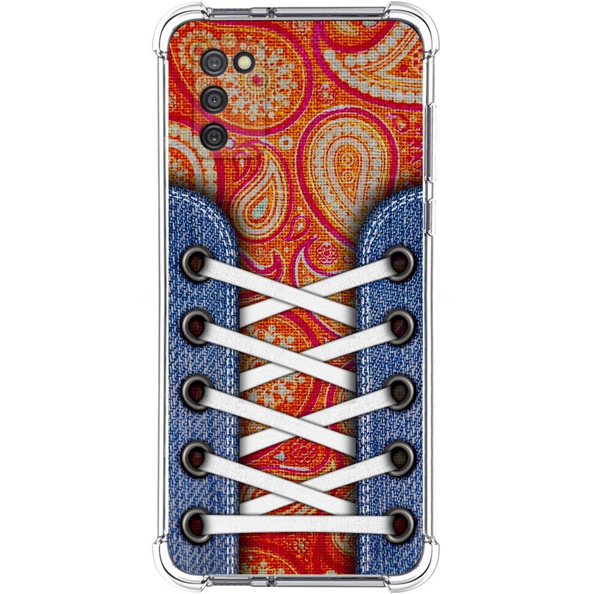 Funda Silicona Antigolpes para Samsung Galaxy A03s diseño Zapatillas 10 Dibujos