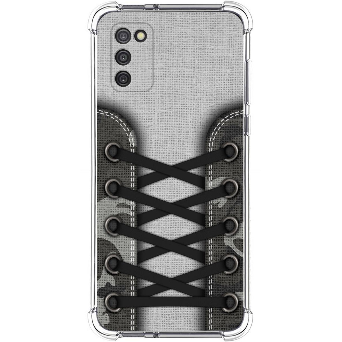 Funda Silicona Antigolpes para Samsung Galaxy A03s diseño Zapatillas 16 Dibujos