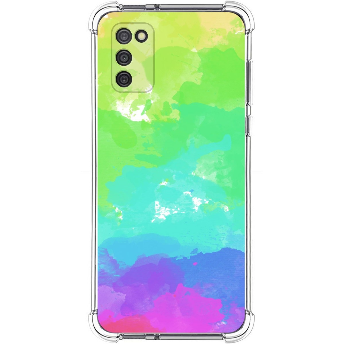 Funda Silicona Antigolpes para Samsung Galaxy A03s diseño Acuarela 03 Dibujos