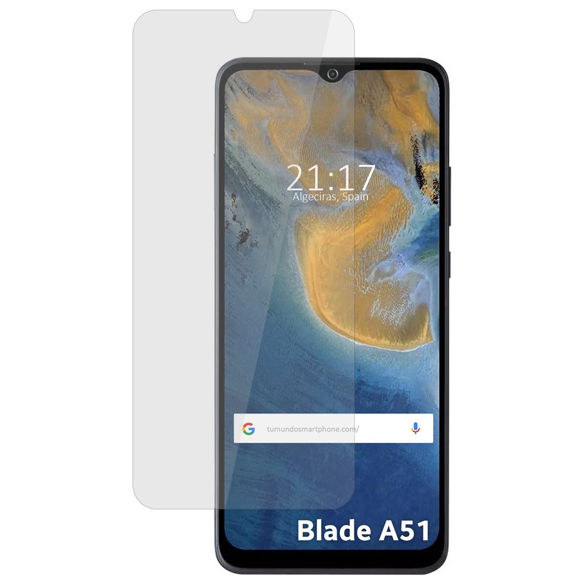 Protector Pantalla Hidrogel Mate Antihuellas para ZTE Blade A51