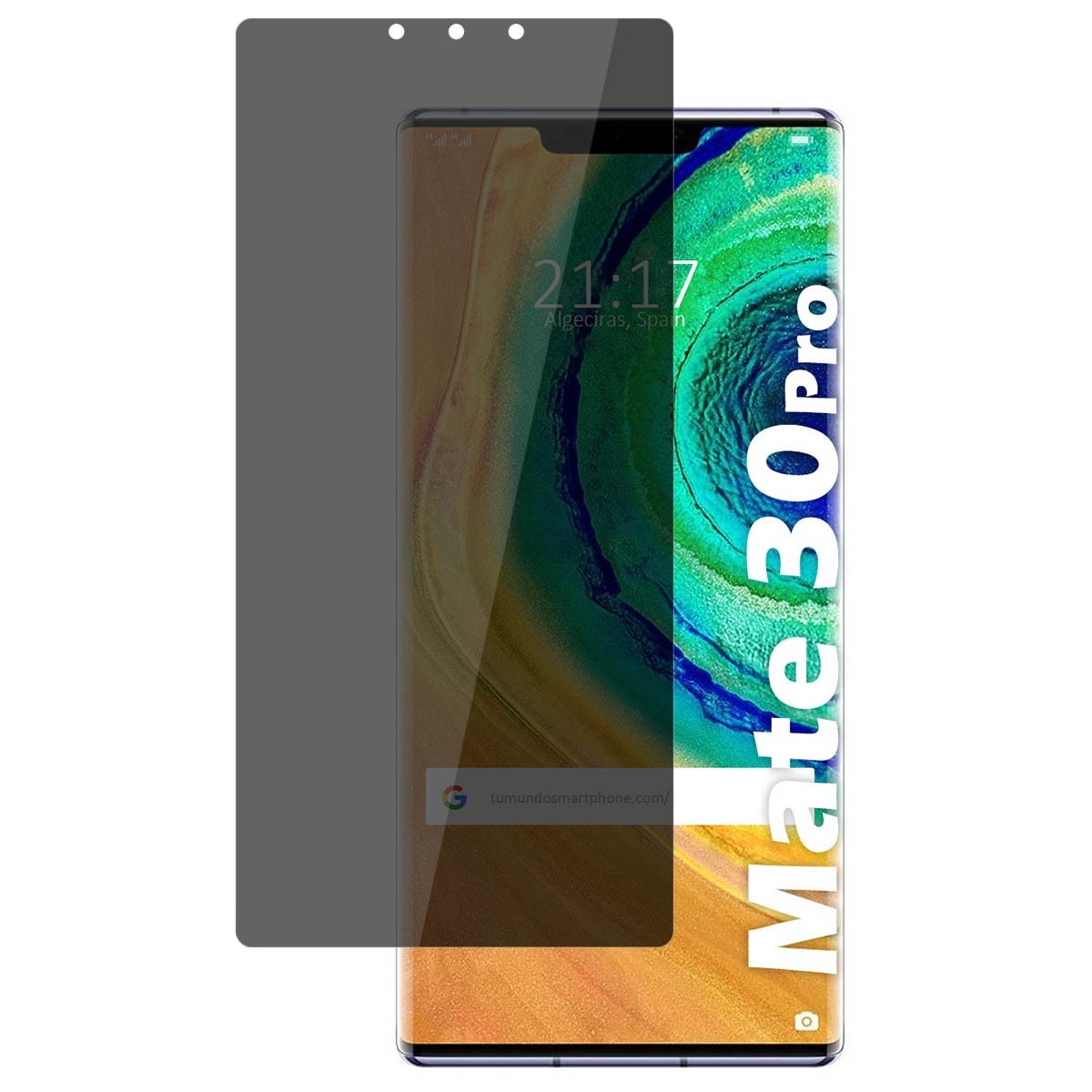 Protector Pantalla hidrogel Privacidad Antiespías para Huawei Mate 30 Pro