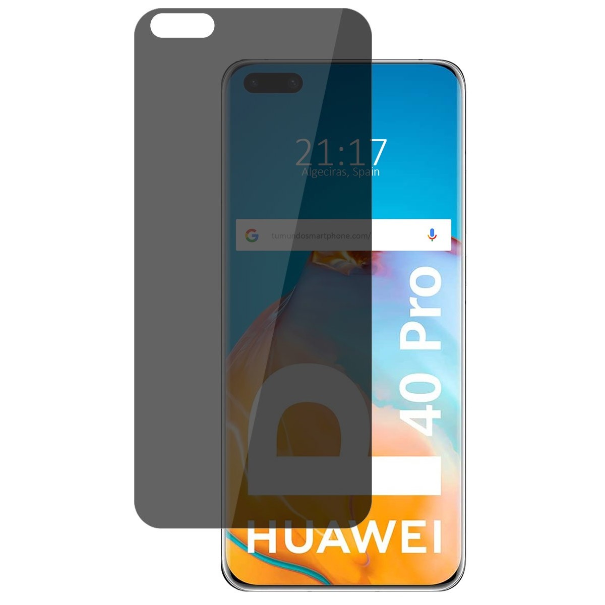 Protector Pantalla hidrogel Privacidad Antiespías para Huawei P40 Pro