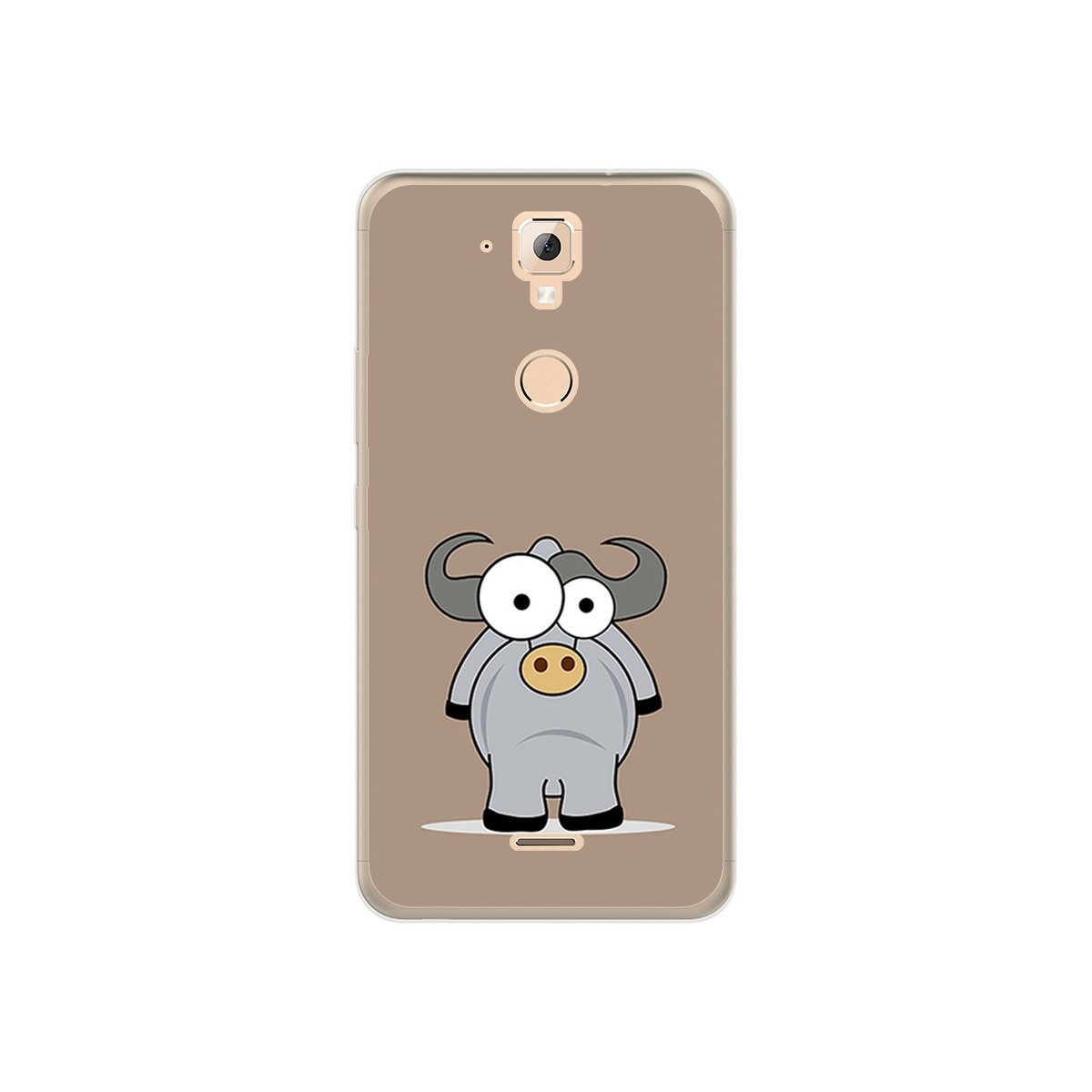 Funda Gel Tpu para Hisense F23 Diseño Toro Dibujos