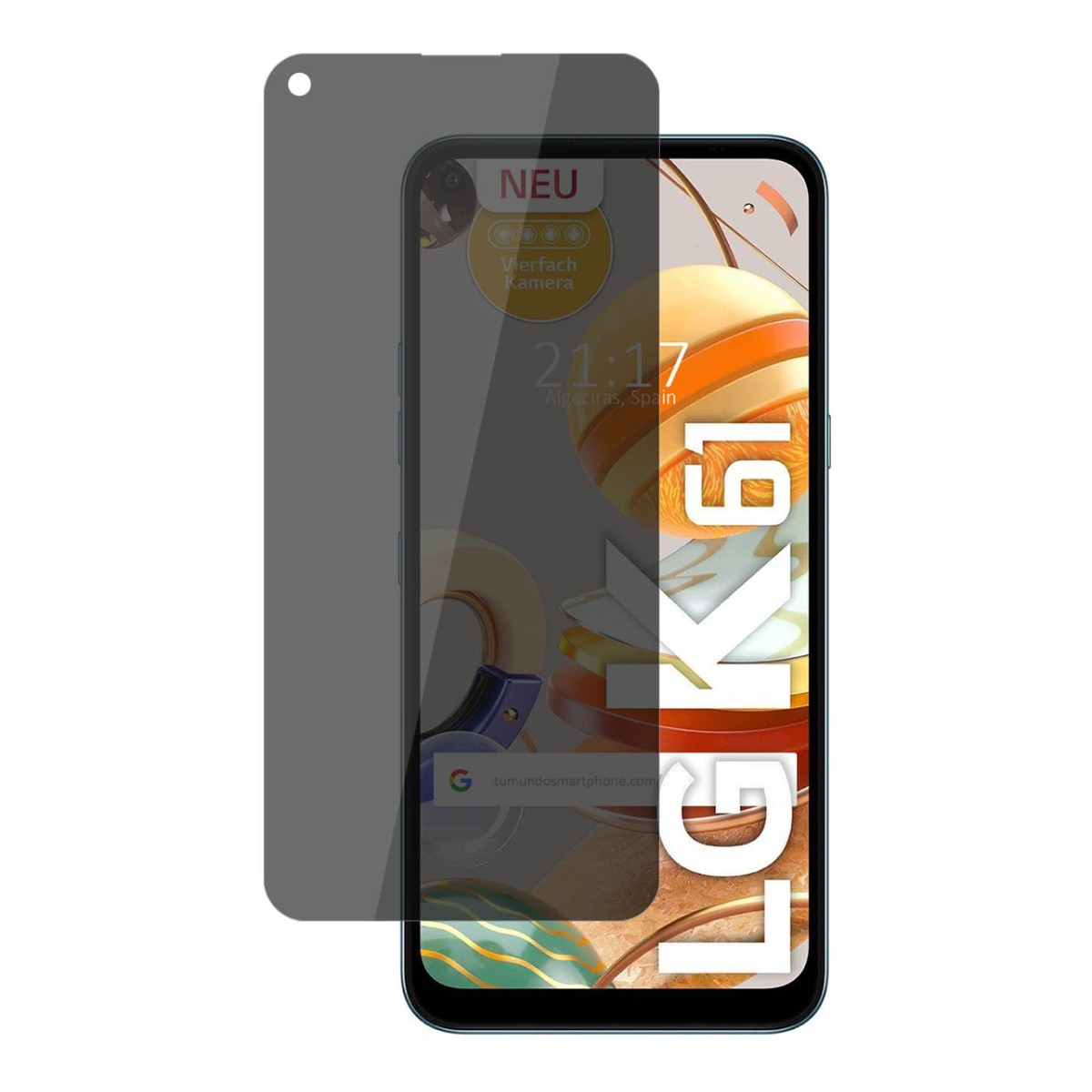 Protector Pantalla hidrogel Privacidad Antiespías para Lg K61