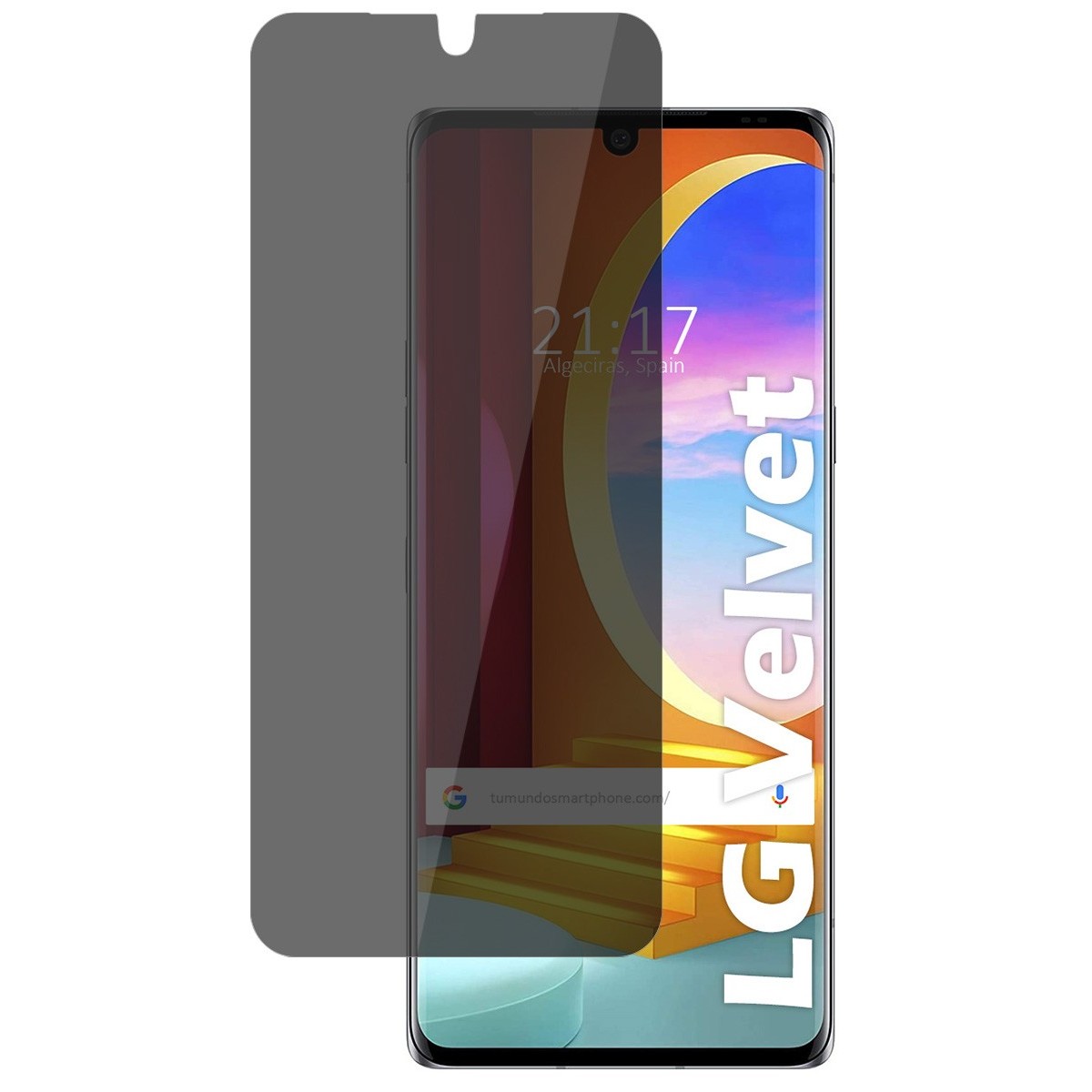 Protector Pantalla hidrogel Privacidad Antiespías para Lg Velvet 5G