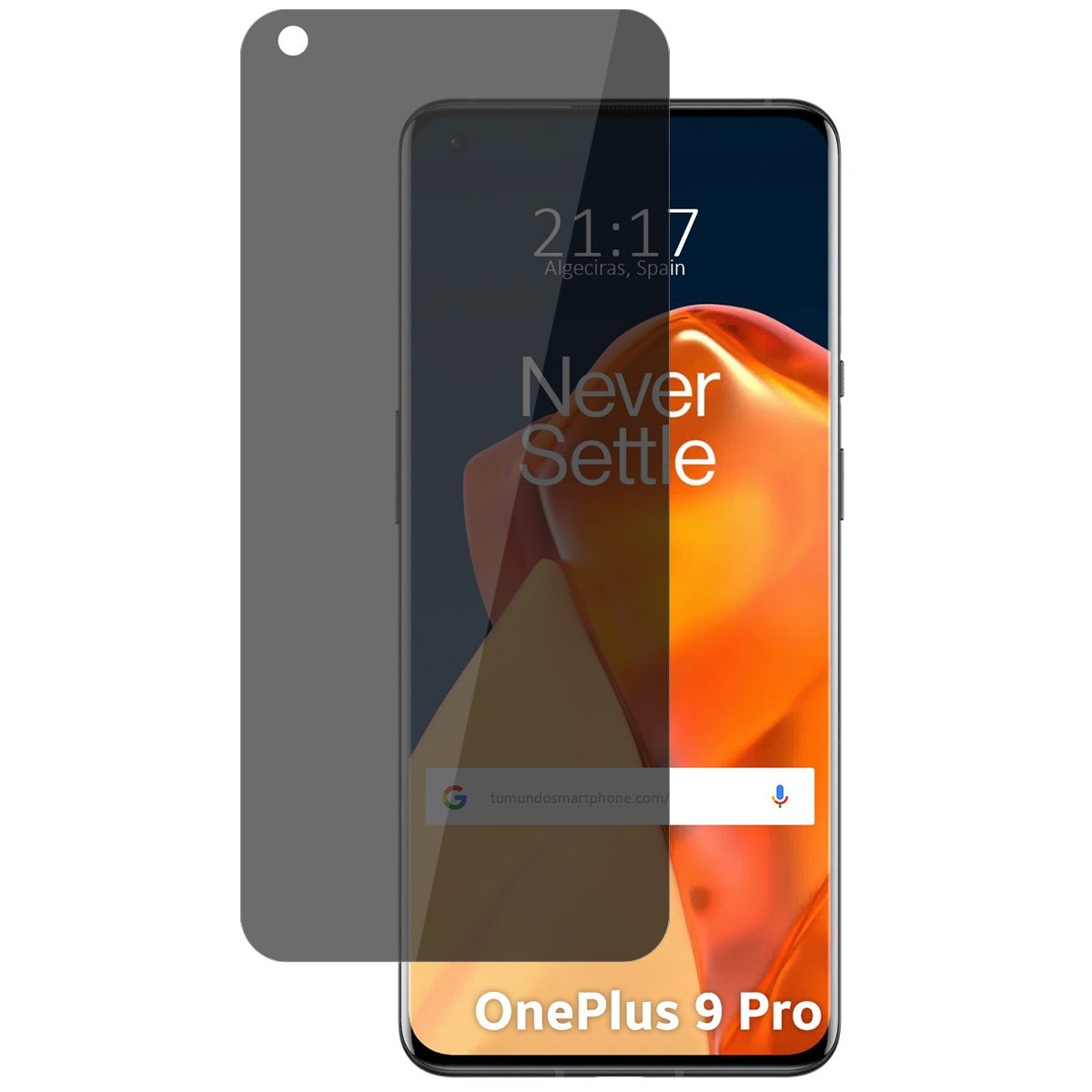 Protector Pantalla hidrogel Privacidad Antiespías para OnePlus 9 Pro 5G