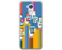 Funda Gel Tpu para Huawei Honor 6A Diseño Apps Dibujos