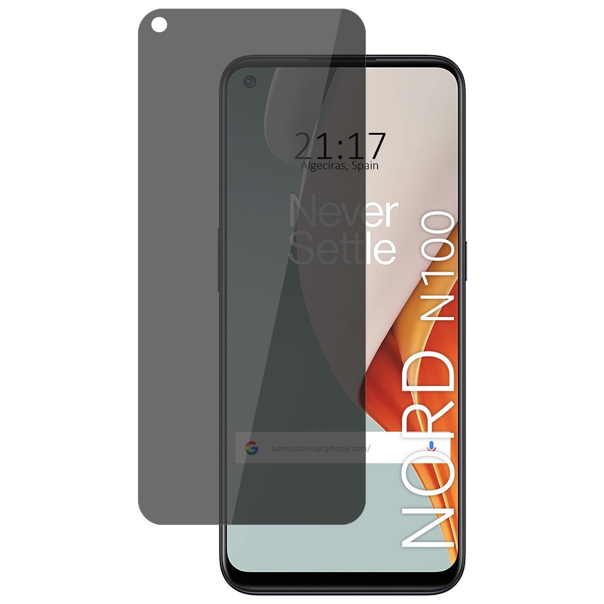 Protector Pantalla hidrogel Privacidad Antiespías para OnePlus Nord N100