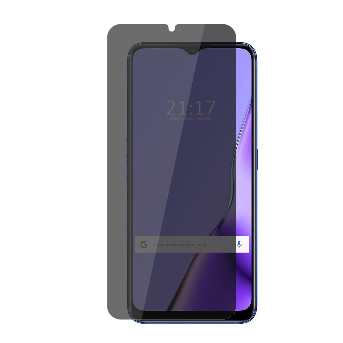 Protector Pantalla hidrogel Privacidad Antiespías para Oppo A5 2020 / A9 2020
