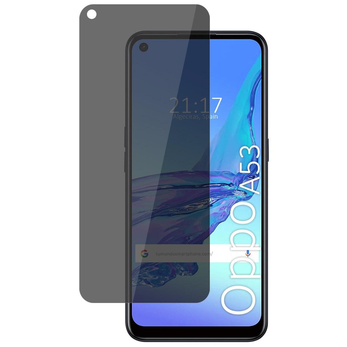 Protector Pantalla hidrogel Privacidad Antiespías para Oppo A53 / A53s