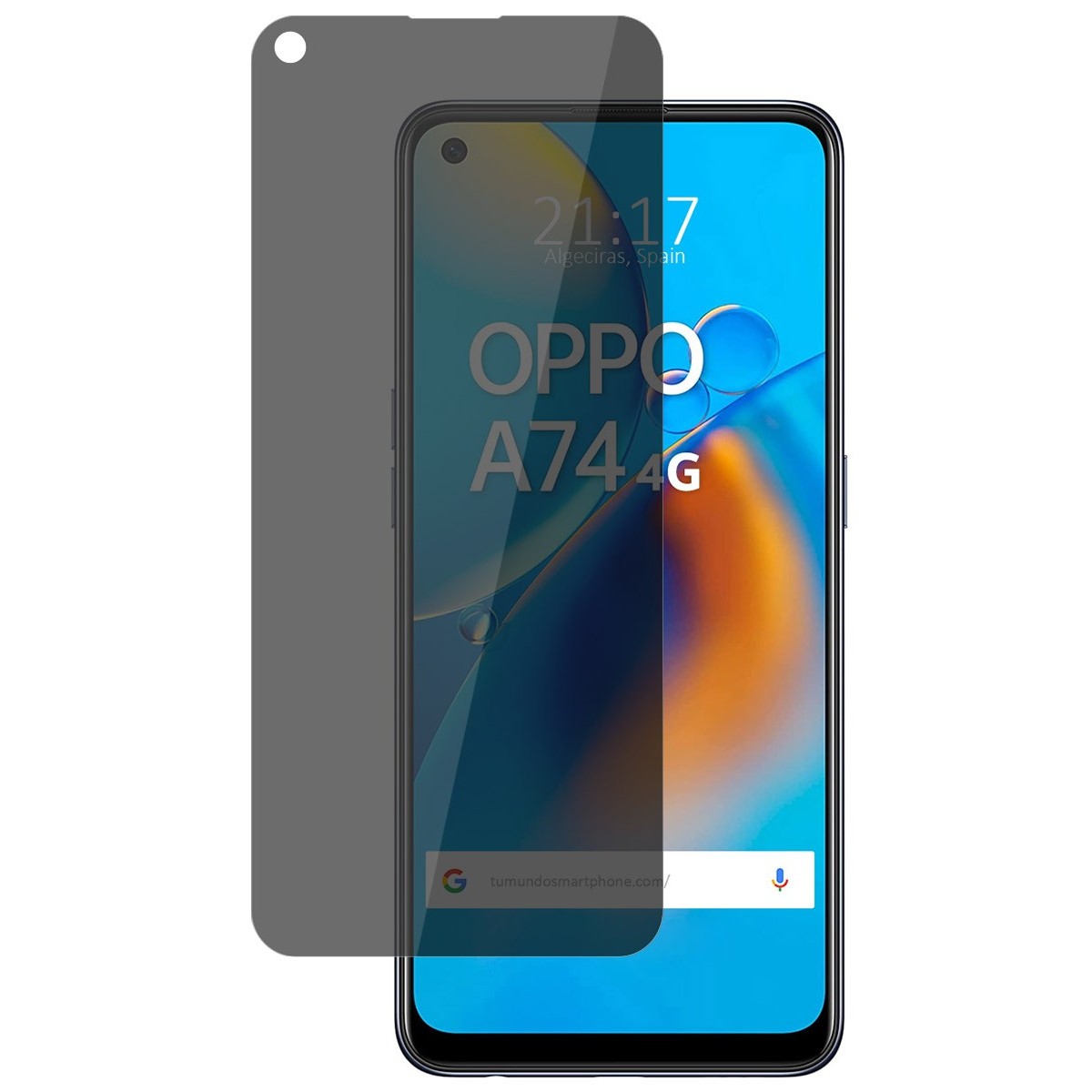 Protector Pantalla hidrogel Privacidad Antiespías para Oppo A74 4G