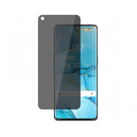 Protector Pantalla hidrogel Privacidad Antiespías para Oppo Find X2 Neo