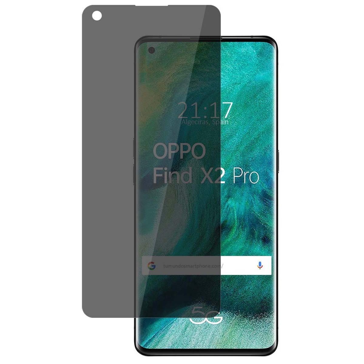 Protector Pantalla hidrogel Privacidad Antiespías para Oppo Find X2 Pro