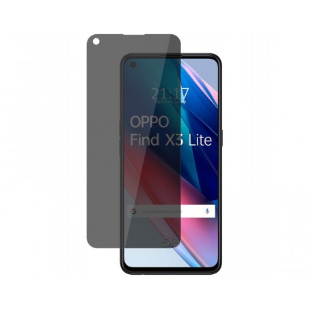 Protector Pantalla hidrogel Privacidad Antiespías para Oppo Find X3 Lite 5G