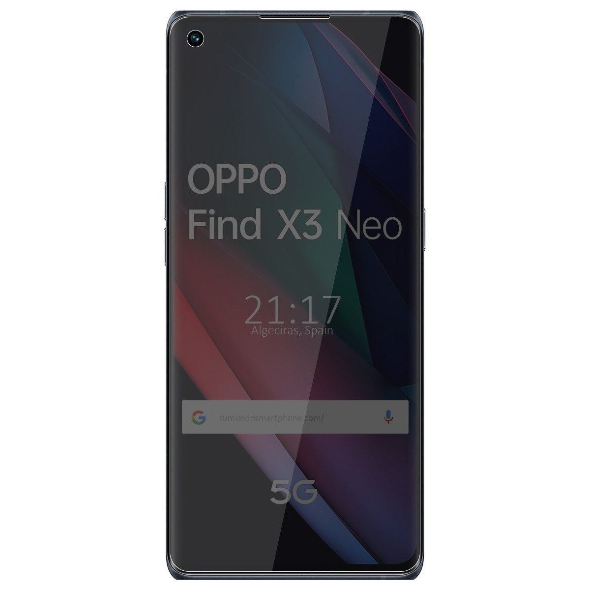 Protector Pantalla hidrogel Privacidad Antiespías para Oppo Find X3 Neo 5G