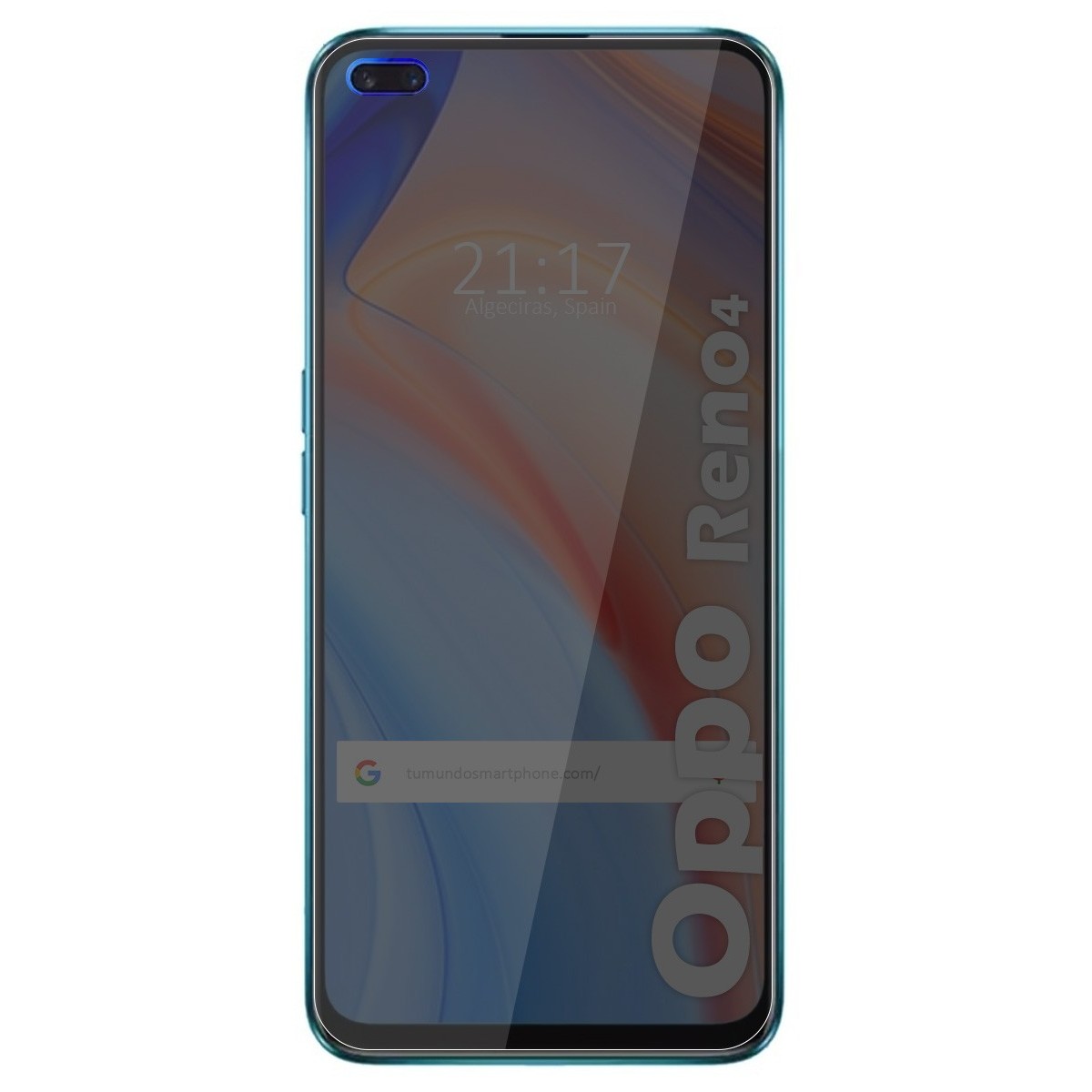 Protector Pantalla hidrogel Privacidad Antiespías para Oppo Reno 4 5G
