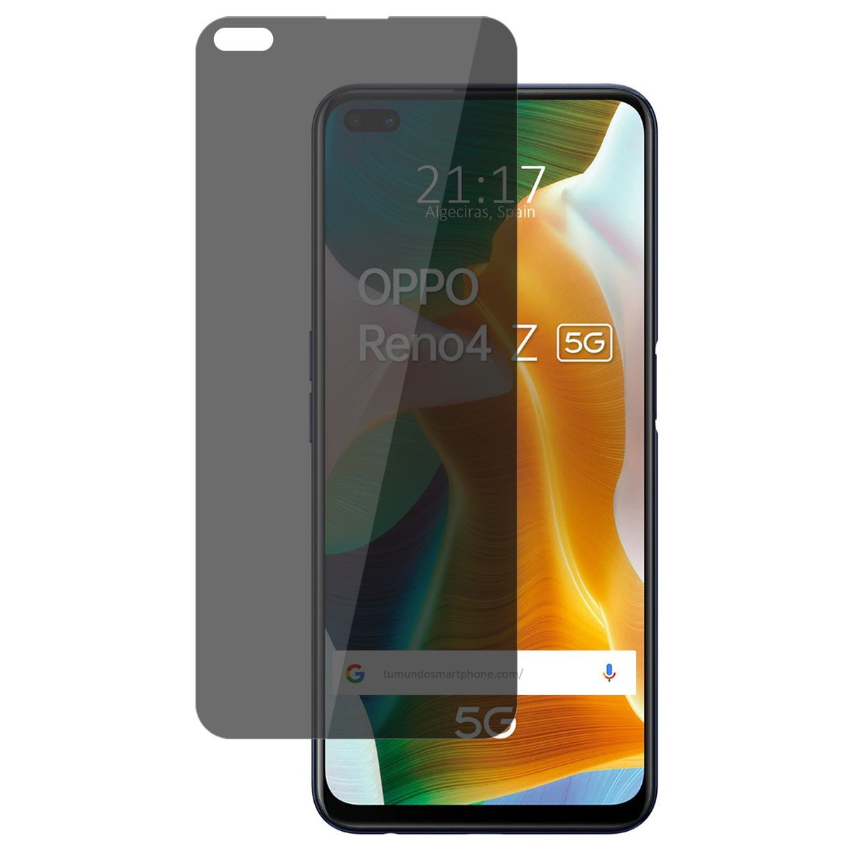 Protector Pantalla hidrogel Privacidad Antiespías para Oppo Reno 4Z 5G