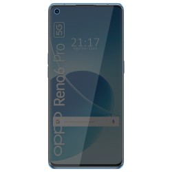 Protector Pantalla hidrogel Privacidad Antiespías para Oppo Reno 6 Pro 5G 2