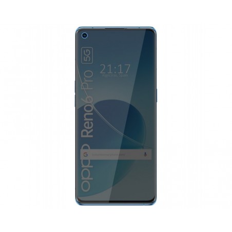 Protector Pantalla hidrogel Privacidad Antiespías para Oppo Reno 6 Pro 5G