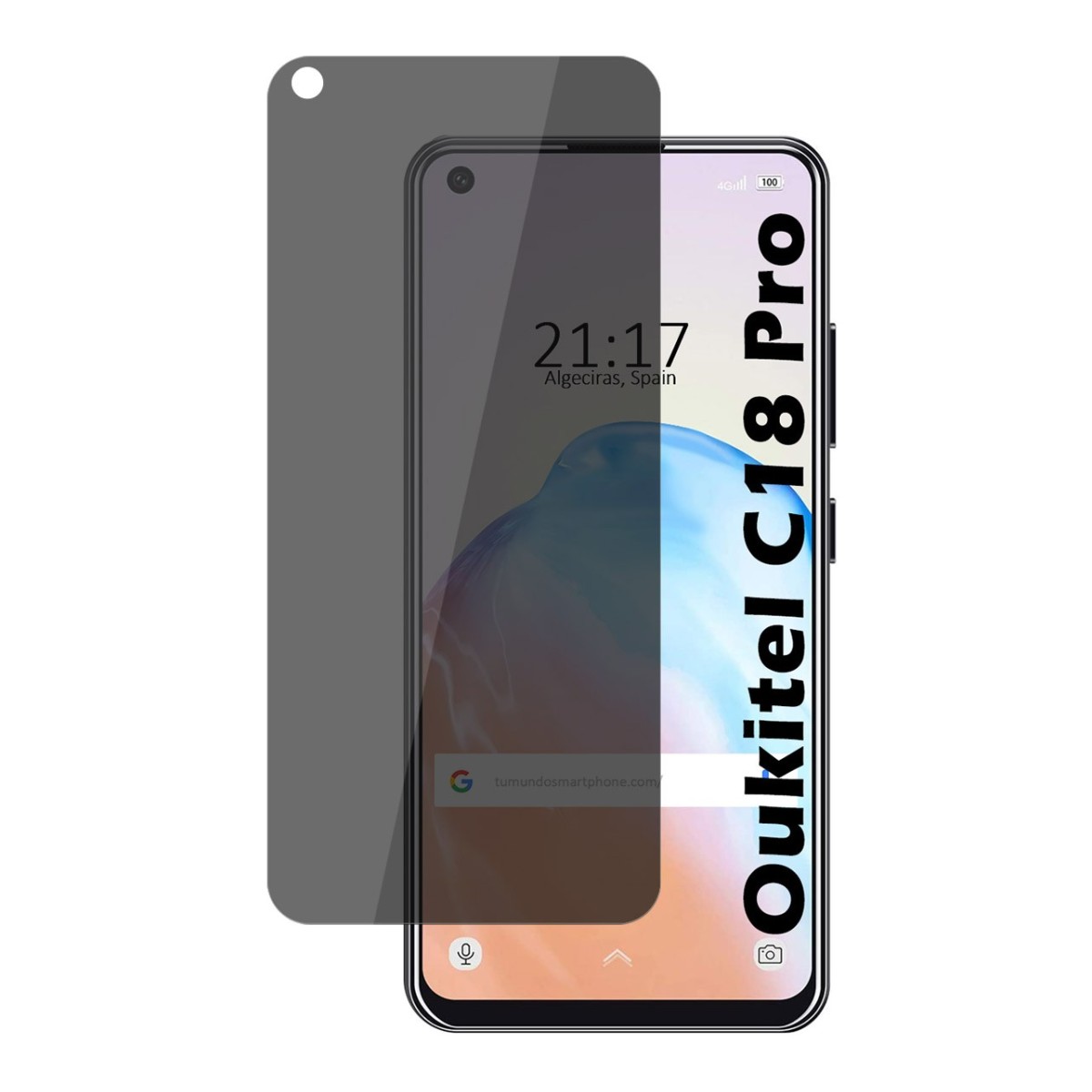 Protector Pantalla hidrogel Privacidad Antiespías para Oukitel C18 Pro