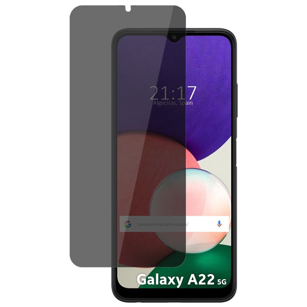 Protector Pantalla hidrogel Privacidad Antiespías para Samsung Galaxy A22 4G / M22