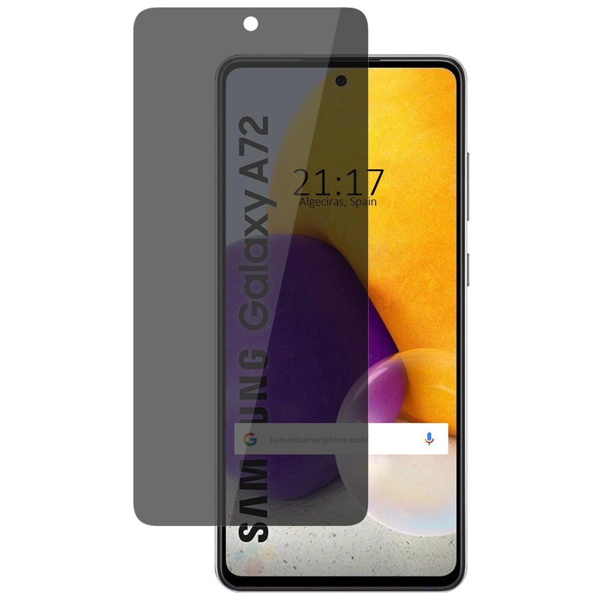 Protector Pantalla hidrogel Privacidad Antiespías para Samsung Galaxy A72