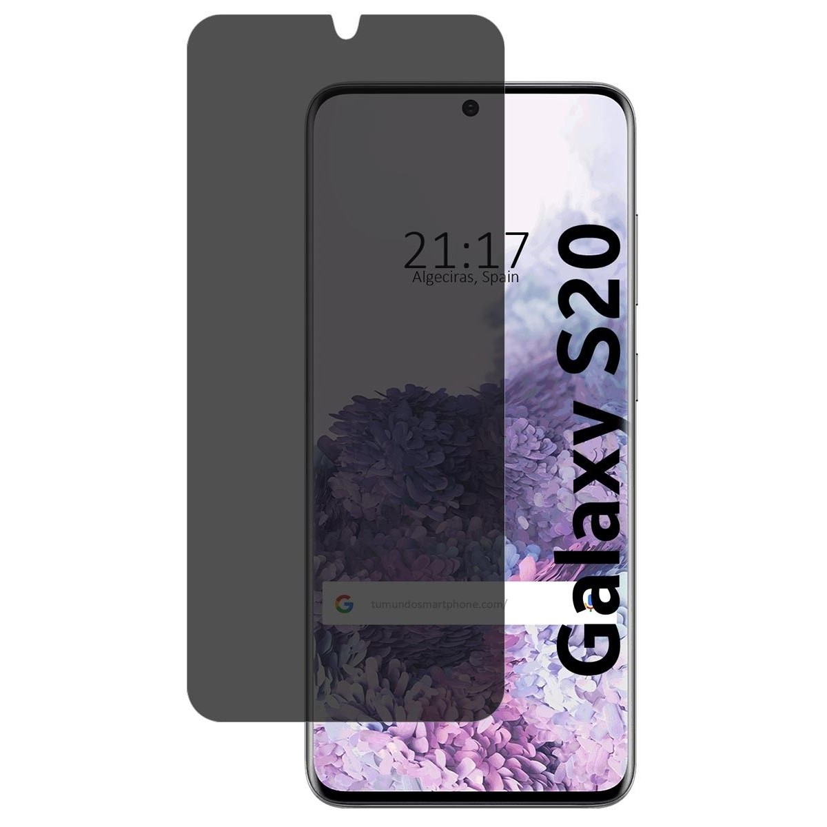 Protector Pantalla hidrogel Privacidad Antiespías para Samsung Galaxy S20