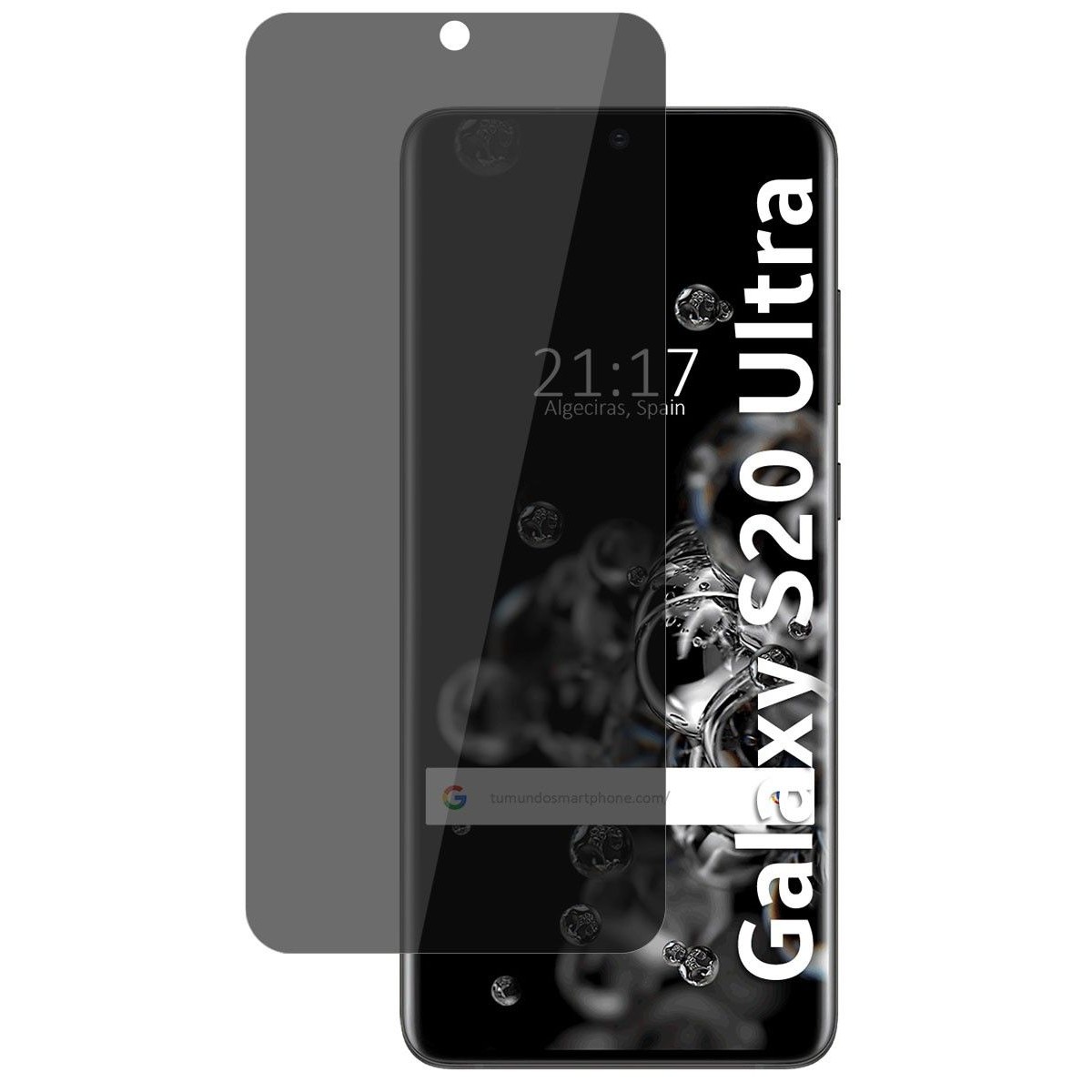Protector Pantalla hidrogel Privacidad Antiespías para Samsung Galaxy S20 Ultra