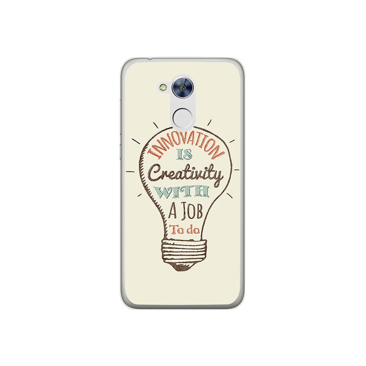 Funda Gel Tpu para Huawei Honor 6A Diseño Creativity Dibujos