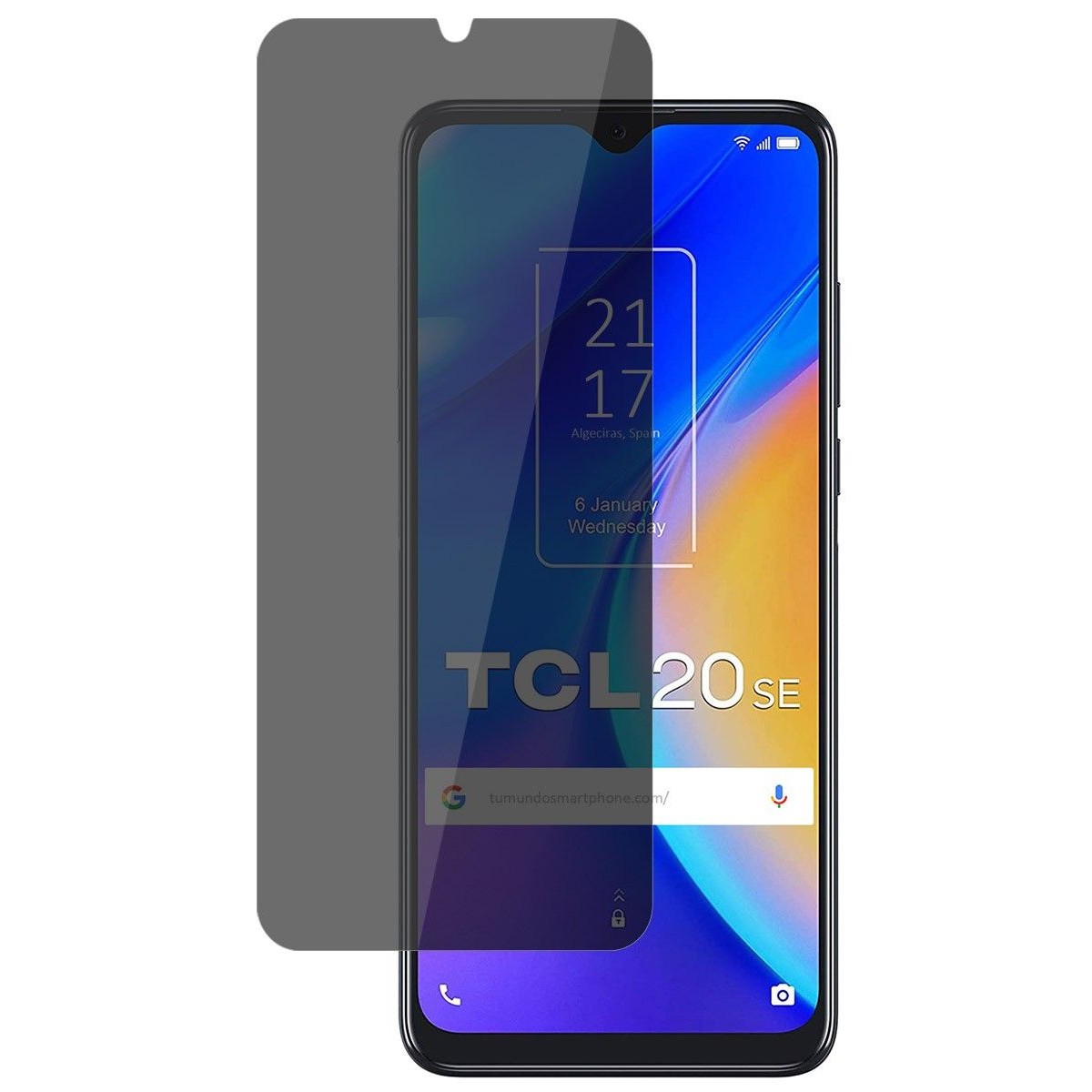 Protector Pantalla hidrogel Privacidad Antiespías para TCL 20 SE
