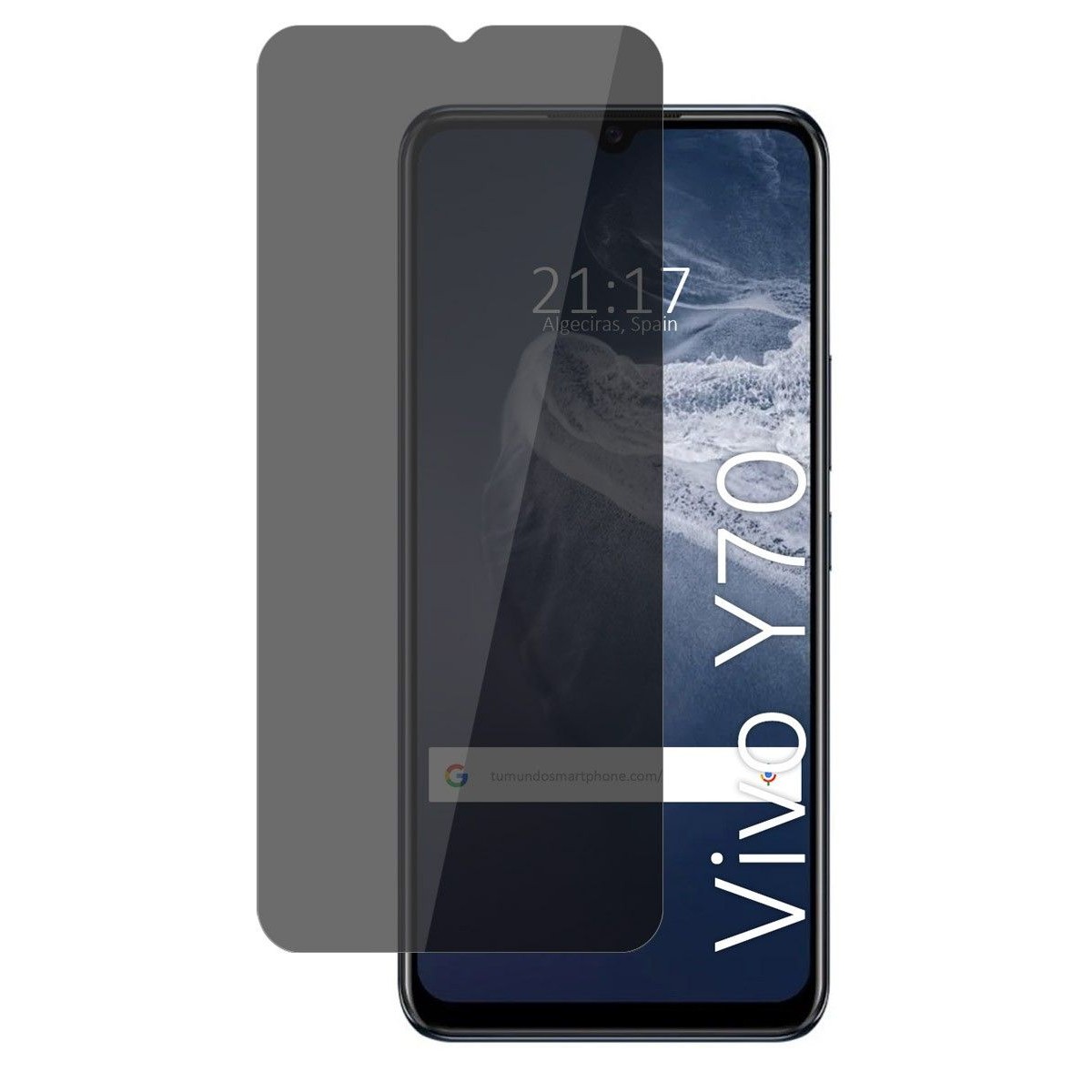 Protector Pantalla hidrogel Privacidad Antiespías para Vivo Y52 5G / Y72 5G