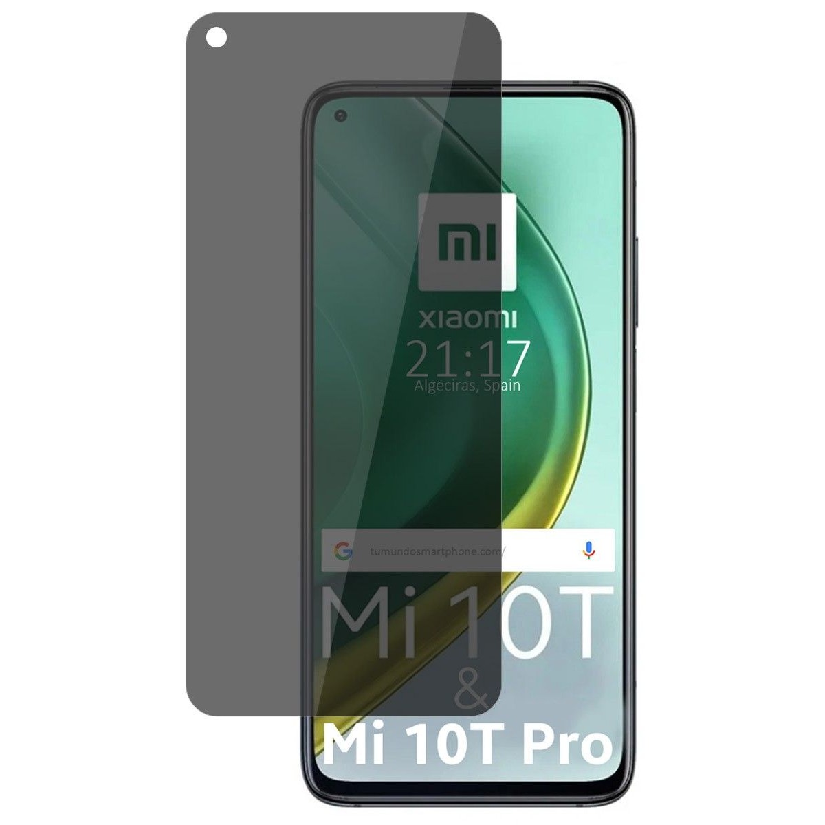 Protector Pantalla hidrogel Privacidad Antiespías para Xiaomi Mi 10T 5G / Mi 10T Pro 5G