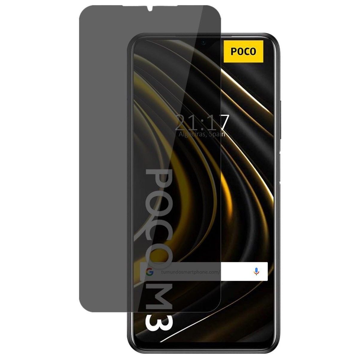 Protector Pantalla hidrogel Privacidad Antiespías para Xiaomi POCO M3 / Redmi 9T
