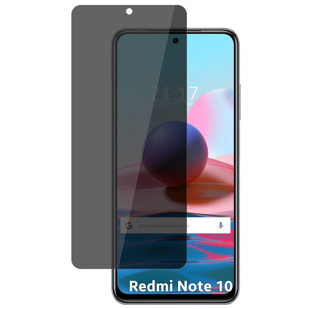 Protector Pantalla hidrogel Privacidad Antiespías para Xiaomi Redmi Note 10 / 10S