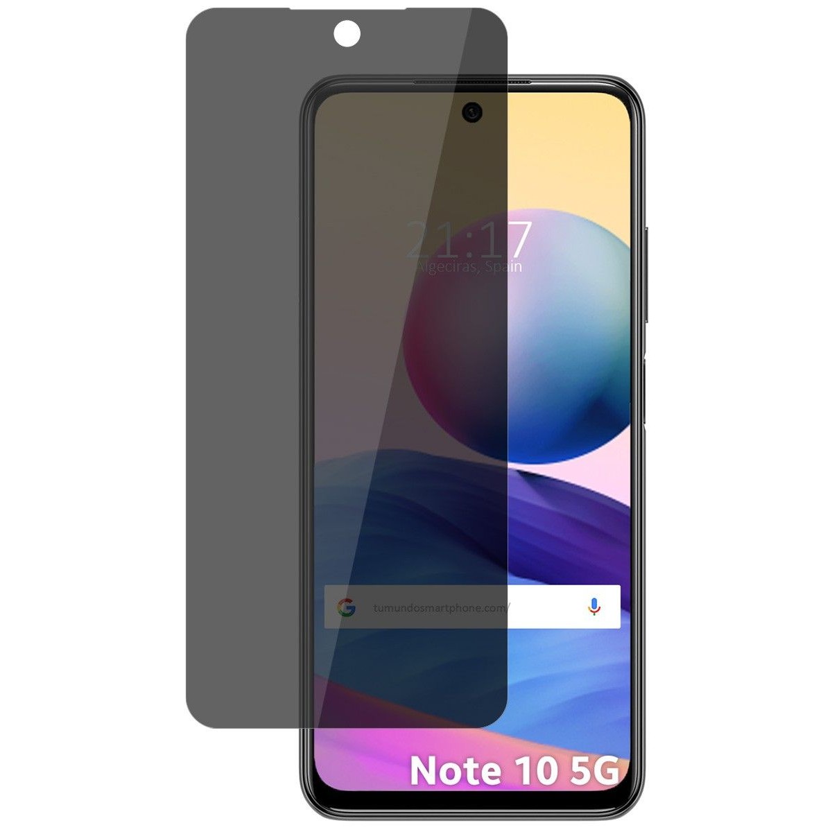 Protector Pantalla hidrogel Privacidad Antiespías para Xiaomi Redmi Note 10 5G / POCO M3 PRO 5G