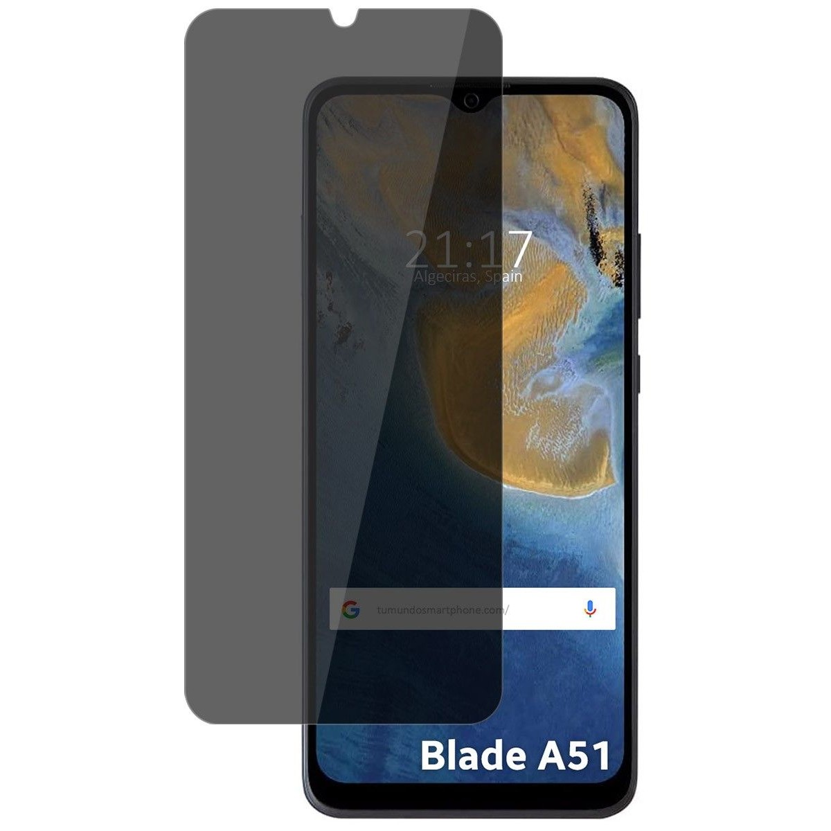 Protector Pantalla Hidrogel Privacidad Antiespías para ZTE Blade A51