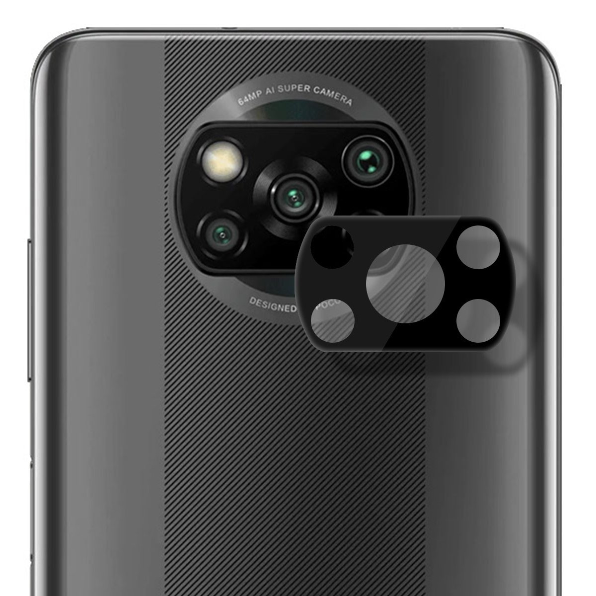 Protector Cristal Templado Cámara Trasera para Xiaomi POCO X3 NFC / X3 PRO Vidrio