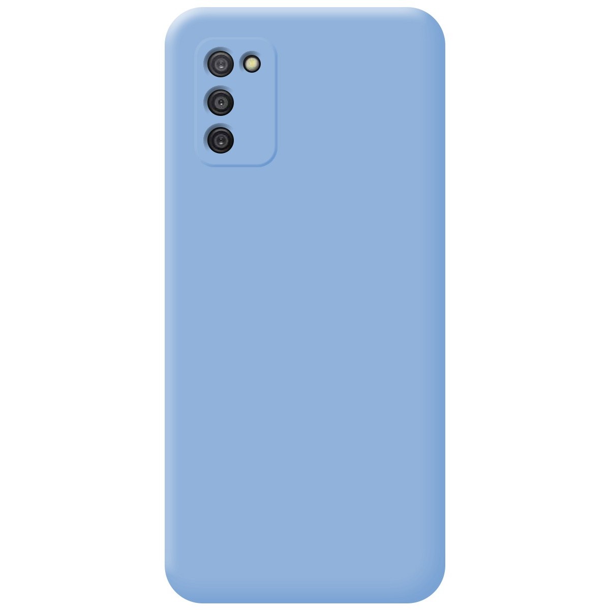 Funda Silicona Líquida Ultra Suave para Samsung Galaxy A03s color Azul