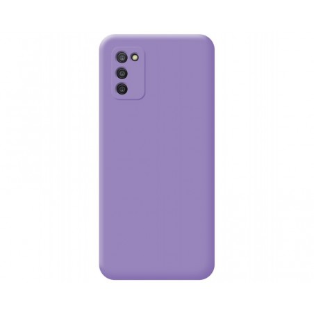 Funda Silicona Líquida Ultra Suave para Samsung Galaxy A03s color Morada