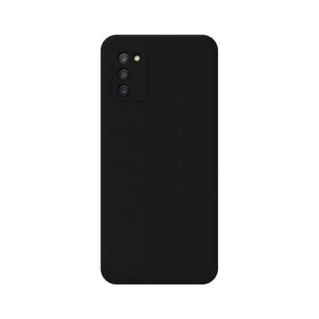 Funda Silicona Líquida Ultra Suave para Samsung Galaxy A03s color Negra