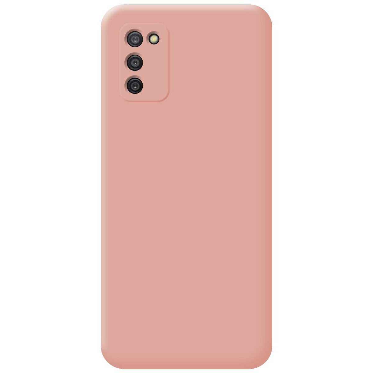 Funda Silicona Líquida Ultra Suave para Samsung Galaxy A03s color Rosa