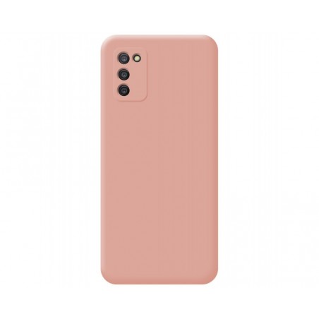 Funda Silicona Líquida Ultra Suave para Samsung Galaxy A03s color Rosa