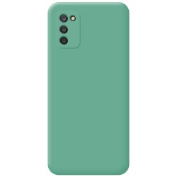Funda Silicona Líquida Ultra Suave para Samsung Galaxy A03s color Verde 2