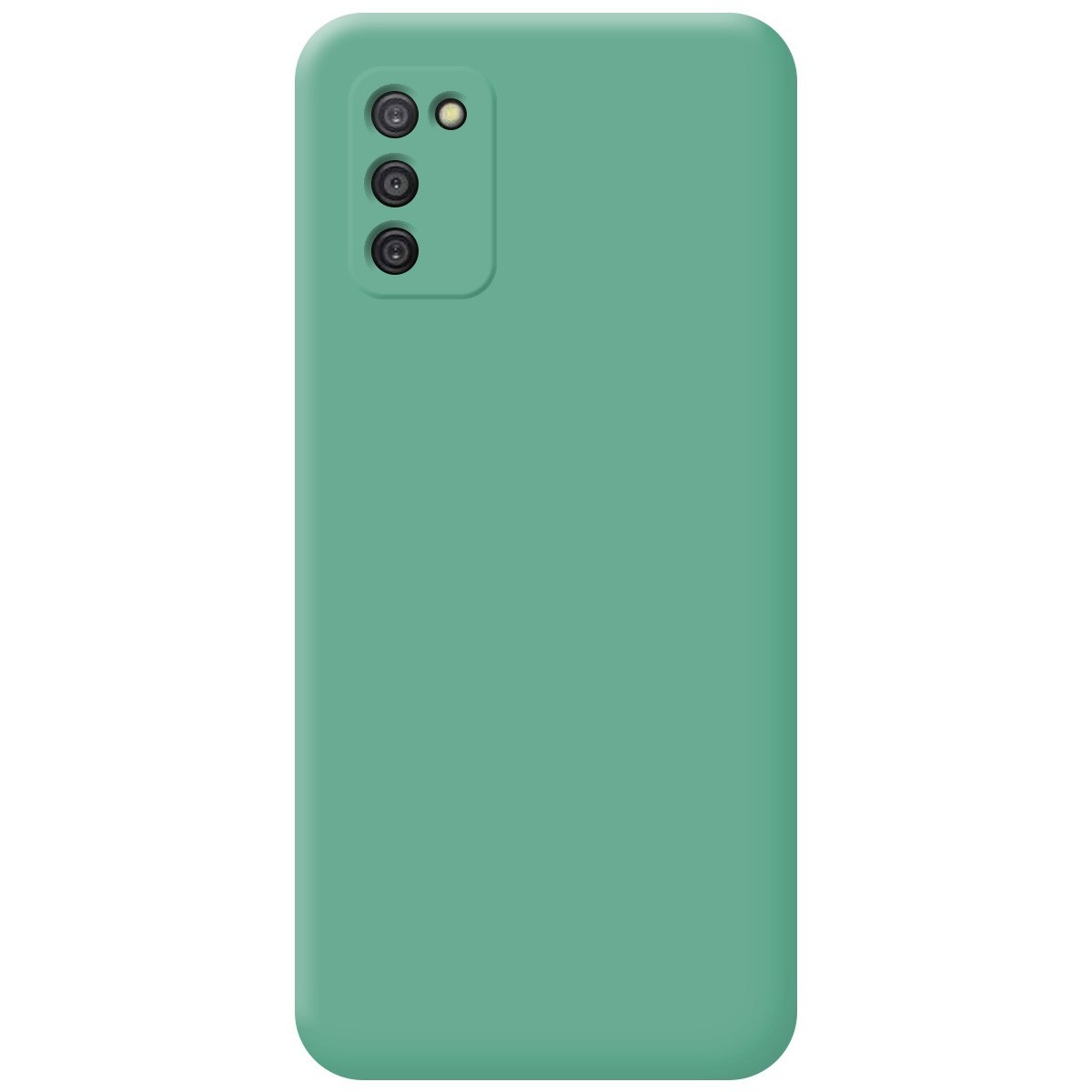 Funda Silicona Líquida Ultra Suave para Samsung Galaxy A03s color Verde