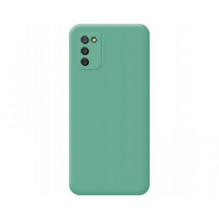 Funda Silicona Líquida Ultra Suave para Samsung Galaxy A03s color Verde