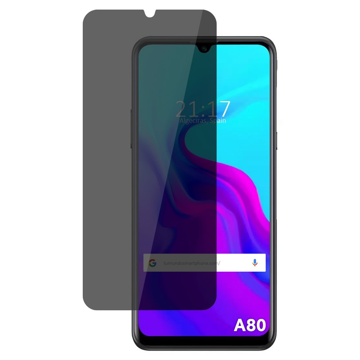 Protector Pantalla Hidrogel Privacidad Antiespías para Blackview A80 / A80s